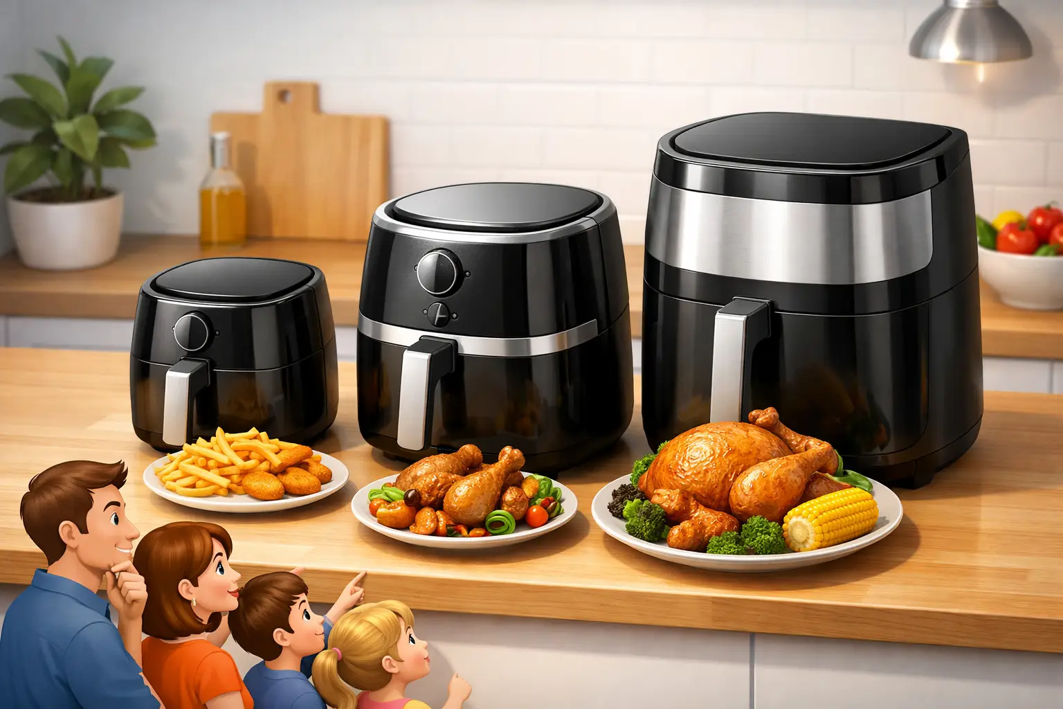 What Size Air Fryer Family Needs?