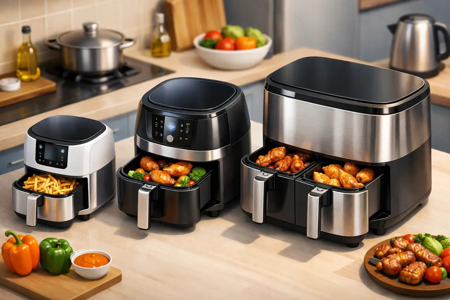 Air Fryer Size Guide for Every Kitchen