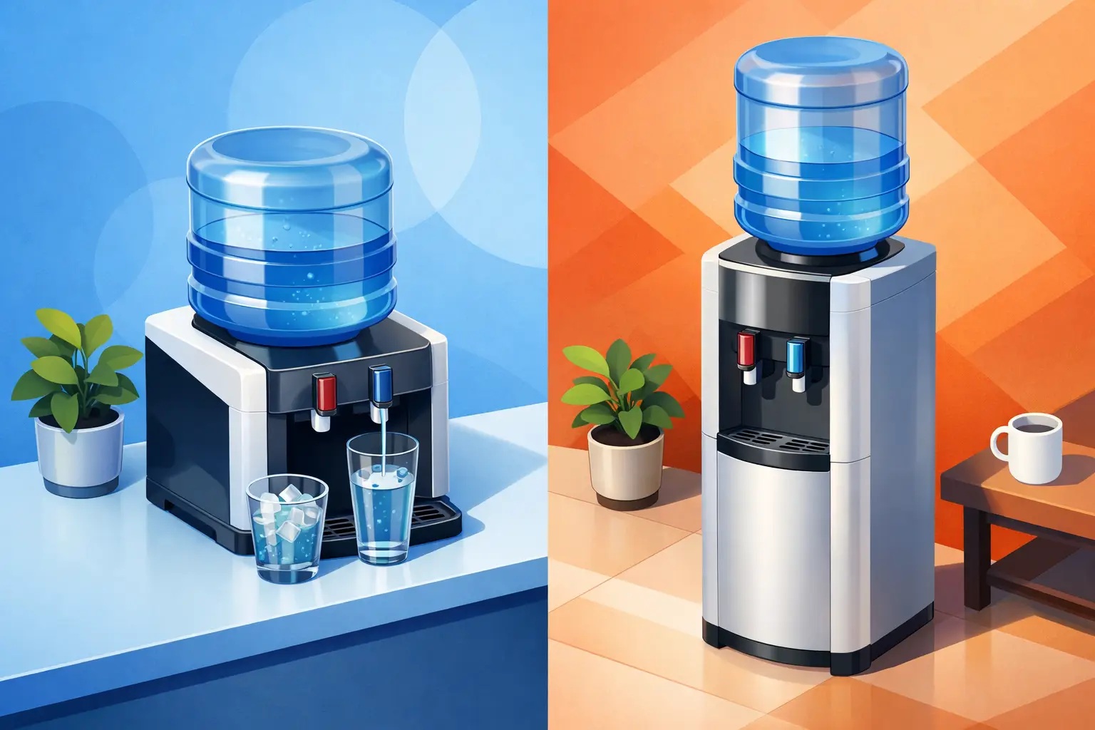 Tabletop Versus Freestanding Dispenser